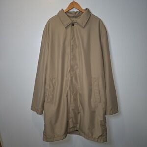 Gap VTG Double‎ Breasted Button Up Beige Trench Coat Size Xl 776029-01